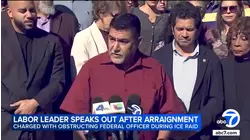 Labor leader David Huerta pleads not guilty to obstructing federal officer during LA raid