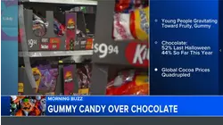 Trick-or-treaters may be bagging more fruity, gummy candy than chocolate this Halloween