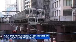 CTA set to shut down elevated tracks in Loop for weekend