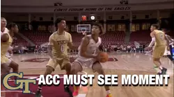 Georgia Tech's Michael Devoe With A Rejection | Must See Moment