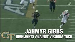 Georgia Tech QB Jeff Sims Highlights Against Virginia Tech