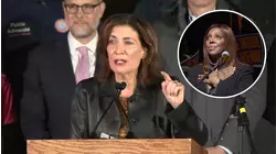 Rally held in support of Attorney General Letitia James ahead of arraignment on fraud charges
