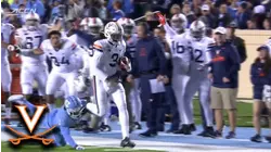 Virginia's Bryce Perkins Tightropes The Sidelines And Then Is Off For A Score