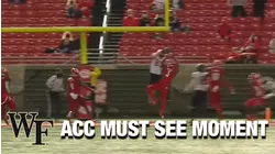Wake Forest's Taylor Morin's Spectacular Leaping TD Catch | ACC Must See Moment