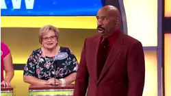 Steve Harvey can't believe Stephanie doesn't spend any $$$! | Family Feud