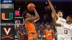 Miami vs. Virginia Condensed Game | 2020-21 ACC Men's Basketball