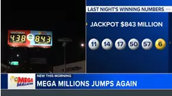 Mega Millions jackpot grows to $843 million