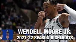 Wendell Moore Jr. Regular Season Highlights | Duke Forward