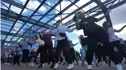 Behind the scenes of Thriller NYC preparations for Halloween