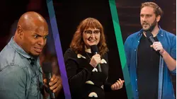 Ari Shaffir, Tony Rock, Kyle Ayers, Langston Kerman, Darcy Michael, Emily Heller and Charlie Demers