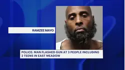 Man accused of menacing bicyclists with gun in East Meadow