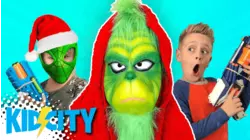 The Grinch Master Steals KidCity's Toys!