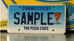 'The Pizza State.' CT's tasty new license plates are finally out - with an added bonus
