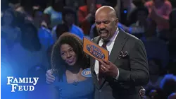 Caryce and Herb MAKE BANK! | Family Feud
