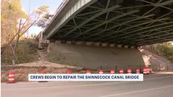 Repairs underway on Shinnecock Canal Bridge as officials weigh traffic options