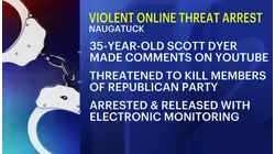 Violent threats against Republicans lead to federal charges against a Naugatuck man
