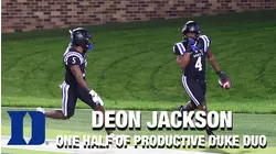 Duke RB Deon Jackson Is One Half Of Productive Duo
