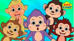 5 Little Monkeys Jumping on the Bed