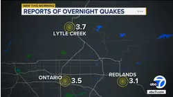 2 earthquakes rattle San Bernardino County overnight, USGS says