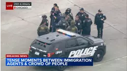 Little Village crash blocks roadway; Border Patrol chief on scene
