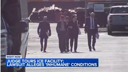 Judge tours Broadview ICE facility; lawsuit alleges 'inhumane' conditions