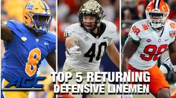 Top 5 Returning ACC Defensive Linemen | ACC Football 2022