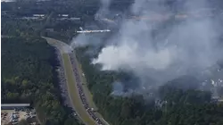 Brush fires along I-540 intentionally set, Wake County Sheriff says