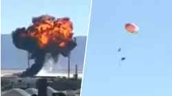 Air Force Pilot Ejects Before Thunderbird Jet Crashes in California