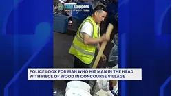 Man allegedly hit in head twice with piece of wood after dispute in Concourse Village