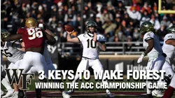 3 Keys To Wake Forest Winning The ACC Championship Game