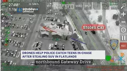 Drone helps NYPD catch teens accused of stealing SUV in Flatlands