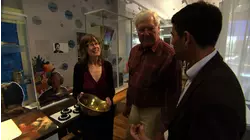 Colin Baker and Peter Purves