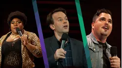 Mike Birbiglia, Chris Laker, Debra DiGiovanni, Keith Pedro, Andy Kindler, Sam Jay and The Doo Wops