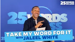 Jaleel White Plays "Take My Word For It"