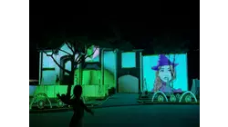 Pearland Halloween Light Display Thrill Neighborhood Kids