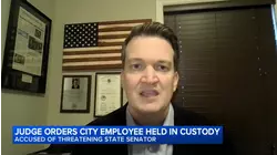 City of Chicago employee accused of threatening IL senator detained