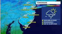Decembers chill loosens its grip, but wind-driven rains could wreak havoc at the end of the week