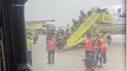 United jet aborts takeoff after tires blow