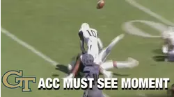 Georgia Tech's Jaylon King Is Johnny On The Spot | ACC Must See Moment
