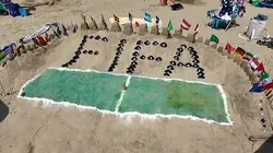 World Cup and America 250 themes take center stage at Belmar sandcastle contest