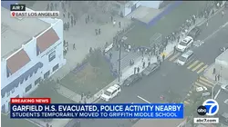Garfield High School in East LA evacuated due to law enforcement activity near campus
