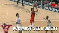 Virginia Tech's Justyn Mutts Gets Dirty On GT | ACC Must See Moment