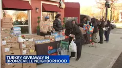 Turkey giveaway held in Bronzeville ahead of Thanksgiving