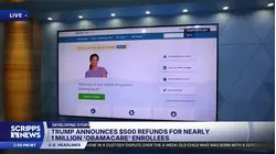Trump announces $500 refunds for nearly 1 million 'Obamacare' enrollees