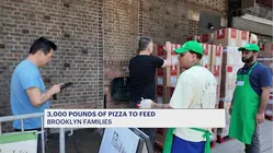 Nearly 3,000 pounds of pizza saved from landfill, distributed to Brooklyn families