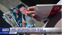 Army staff sergeant's wife brought back to US after mid-flight ICE reversal