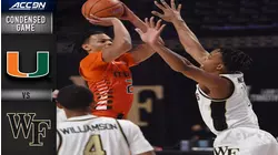 Miami vs. Wake Forest Condensed Game | 2020-21 ACC Men's Basketball