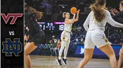 Virginia Tech vs. Notre Dame Women's Basketball Highlights (2021-22)