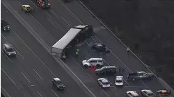 Crash closes all lanes of NJ Turnpike southbound in Mt. Laurel