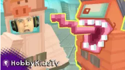 HobbyFamily Revisits Among Us In Minecraft!